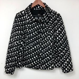 Max Mara Blazer Suit Print Career Blazer Pockets